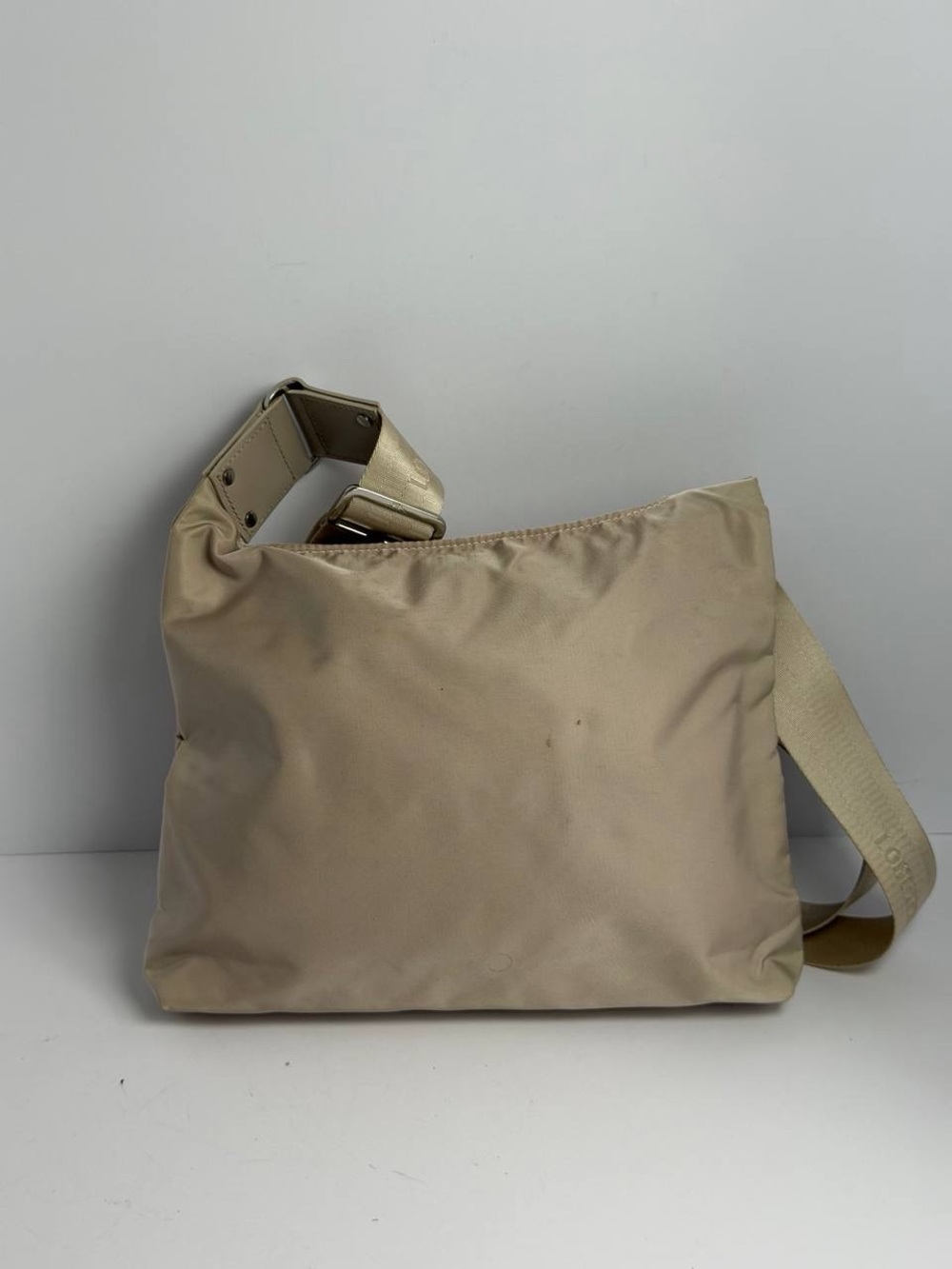 Longchamp Beige Nylon Crossbody Bag - Picture 6 of 11